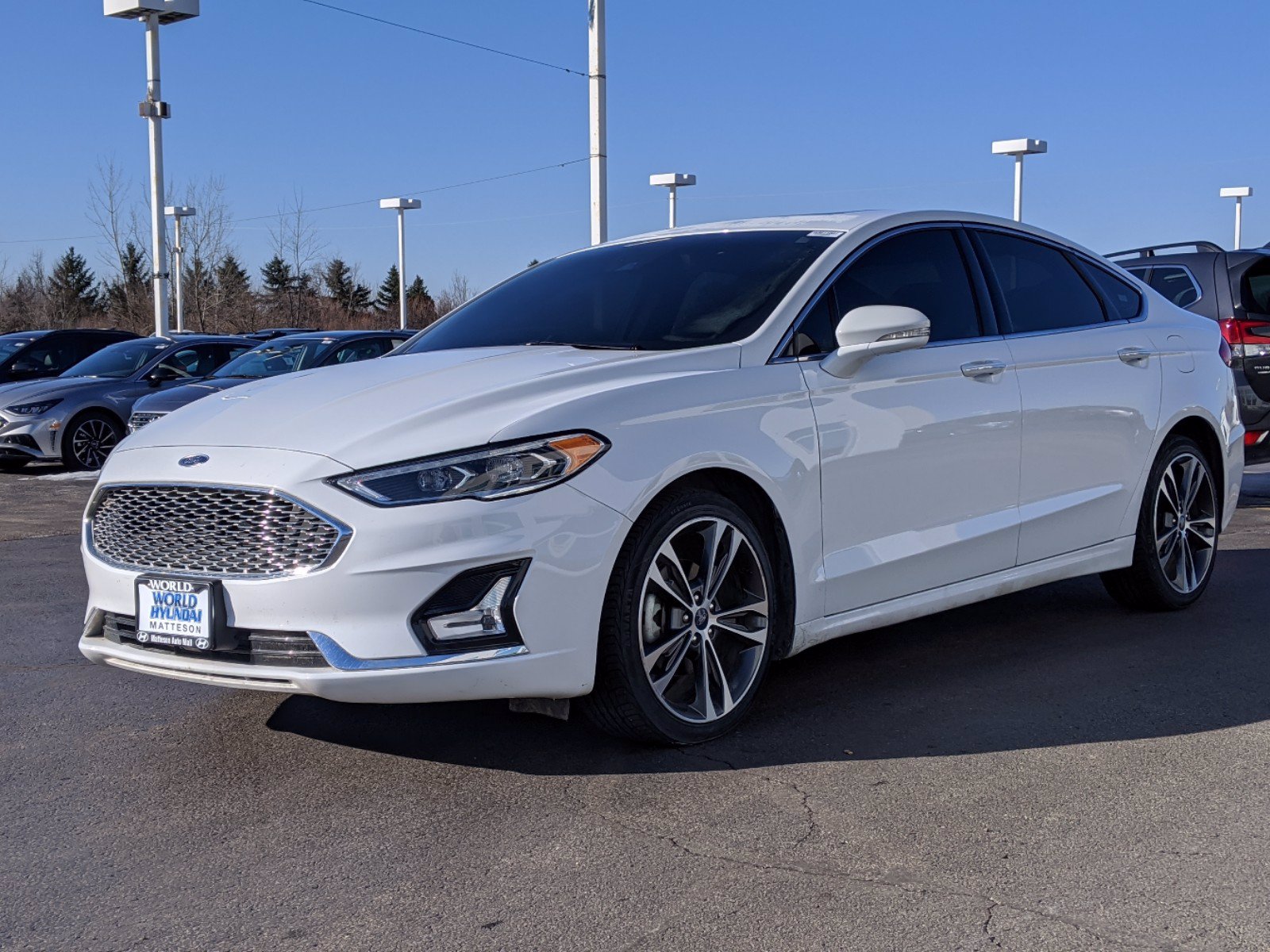 Pre-Owned 2019 Ford Fusion Titanium AWD Sedan